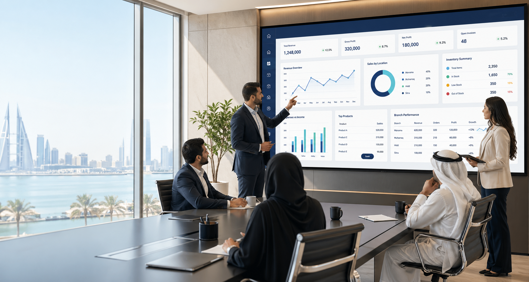 Can Max Plus support bilingual English and Arabic operations?
